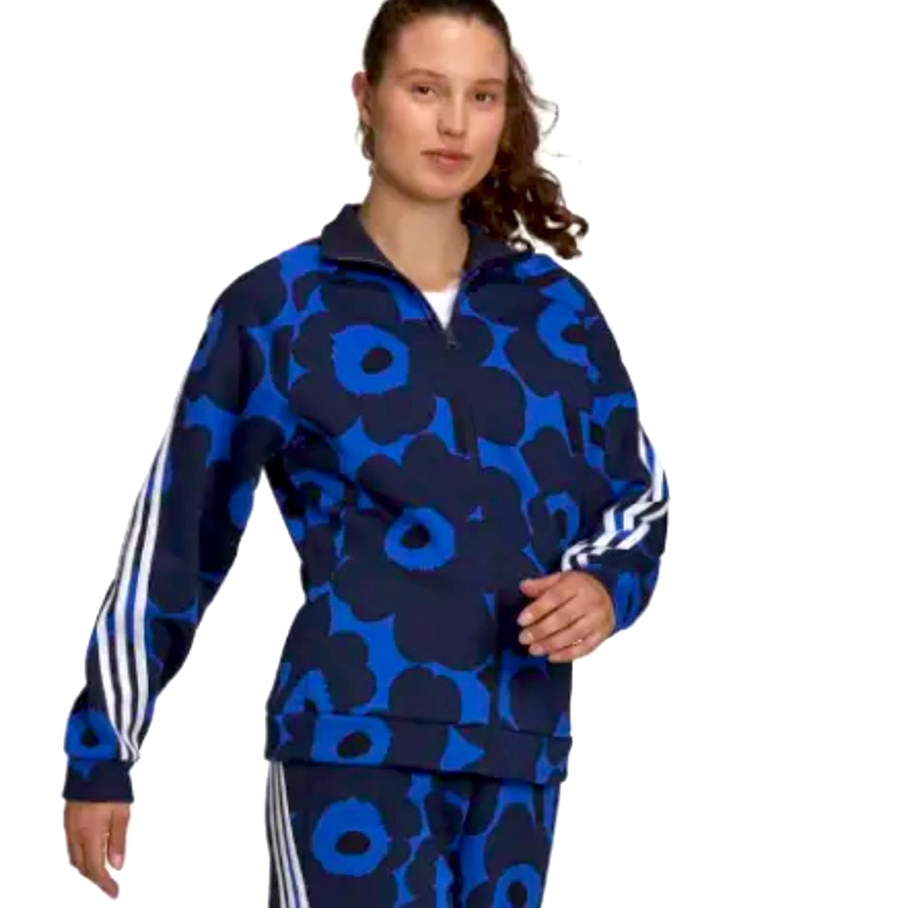 Adidas x Marimekko SMALL Full-Zip Fleece Track Top